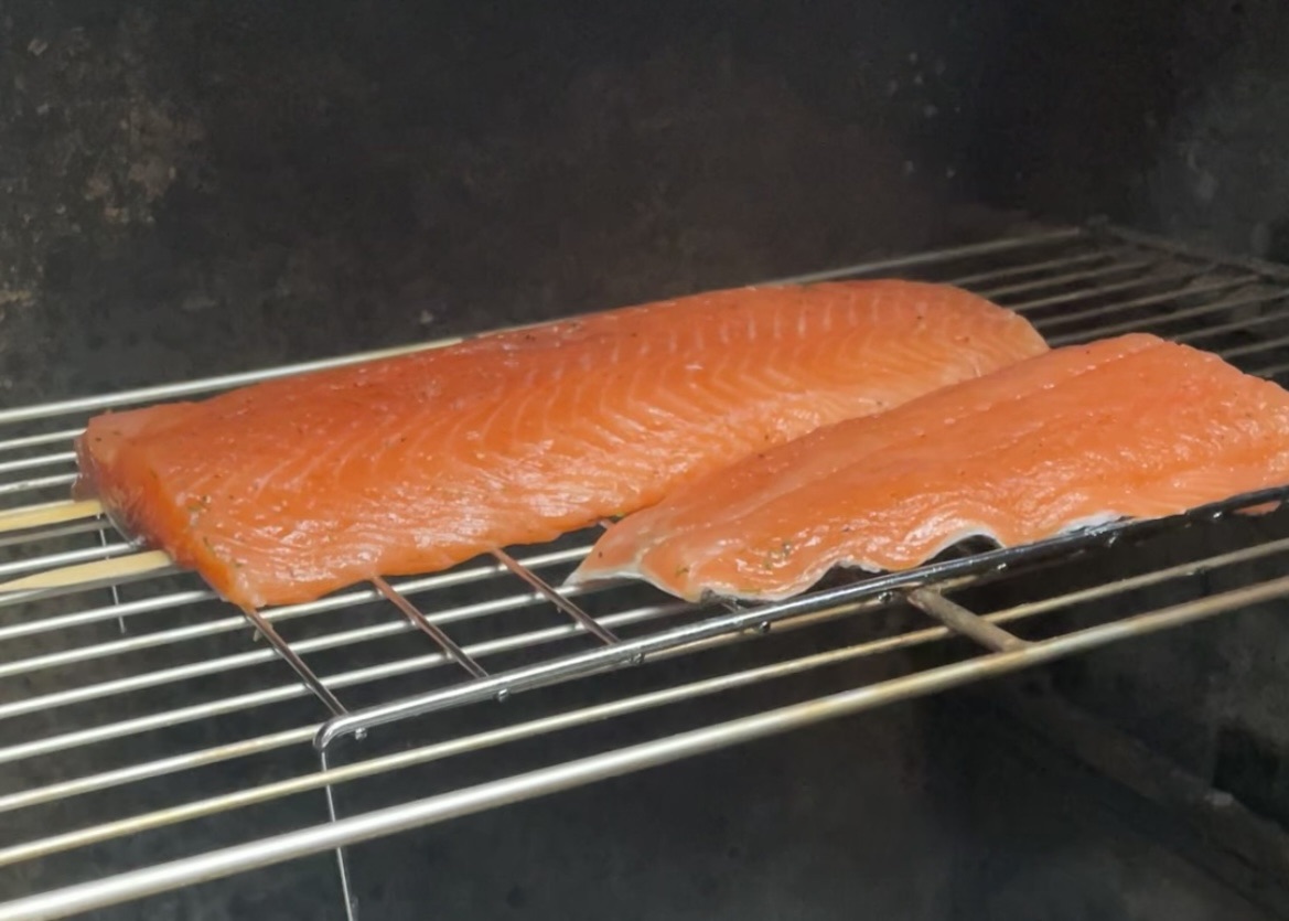 Lachs Auf Grill Räuchern